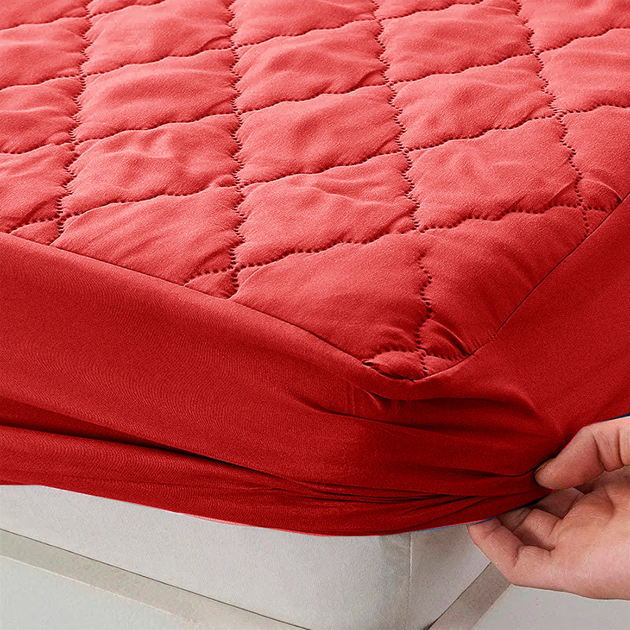 PROTECTOR DE COLCHON CON FUNDAS QUALITY