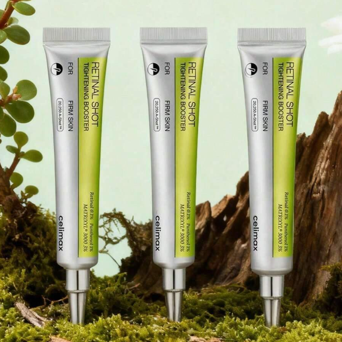 Retinal Shot — trio de frascos